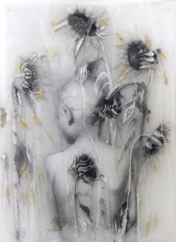 Sibylle Peretti Boy with Sunflowers, 2019