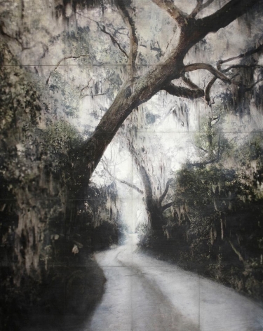 Refuge II archival pigment print with oil and wax medium