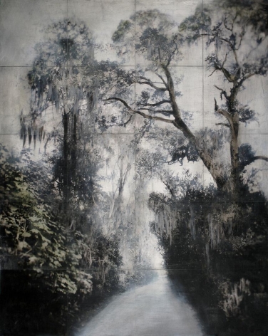 Refuge I archival pigment print with oil and wax medium