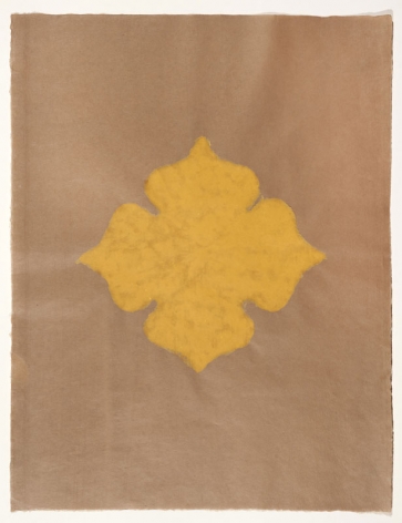 Meditation II handmade paper on Japanese gampip